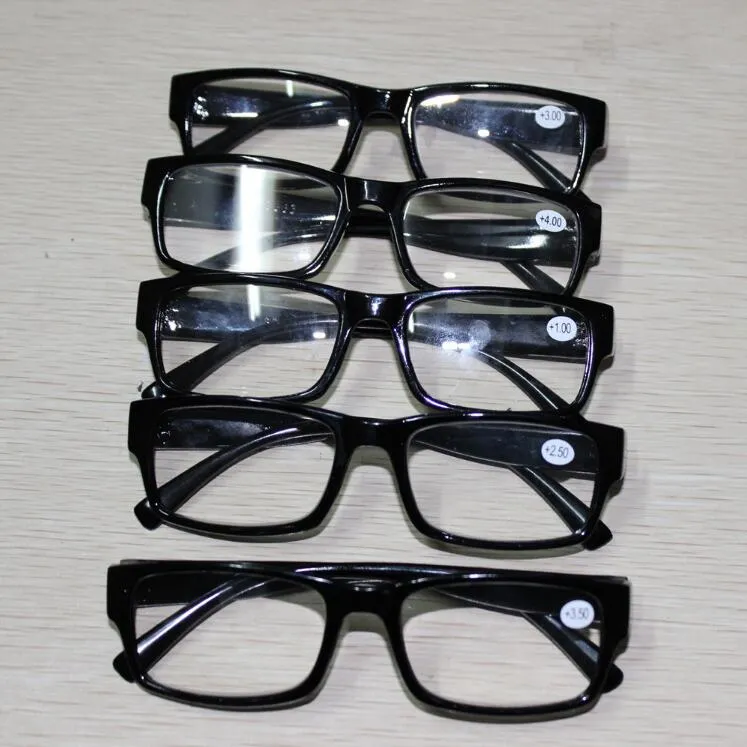 Очки для чтения Мужчины Женщины очки модели унисекс случайные ультра-легкий 1.0-4.0 простой полезный популярный подарок моды для родителей