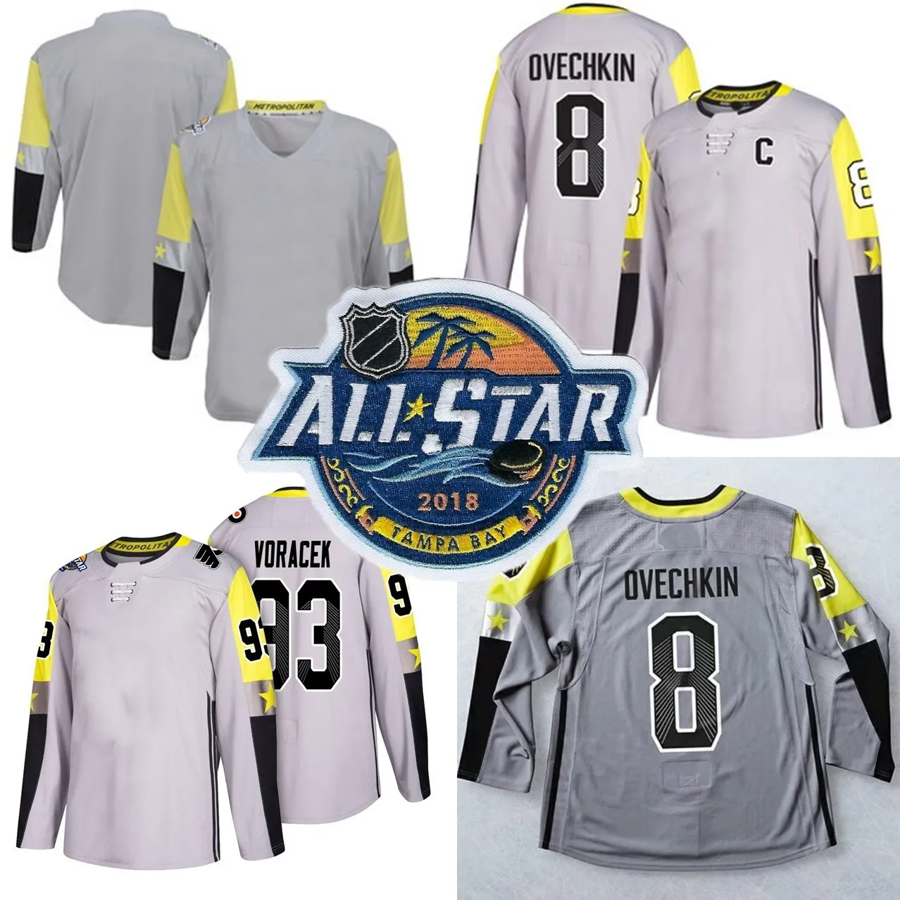 Metro Division 2018 All Star Game Jerseys Taylor Hall Claude Giroux