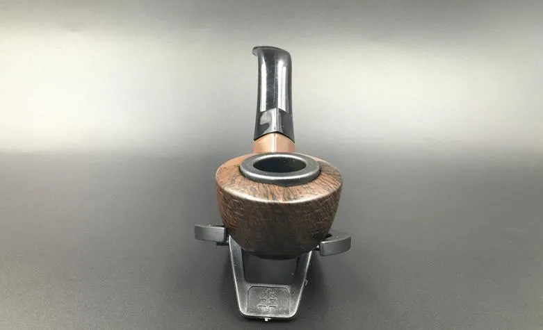 Portable walnut pipe full circulation filter smoking cigarette holder can be cleaned