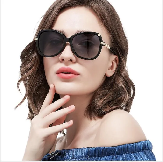 Ladies polarized sunglasses, classic big eyeglasses, driving glasses,  outdoor Fishing Sunglasses.