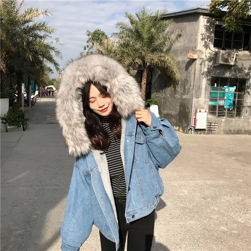 Giacca In Jeans Corta Stile College Per Donna, Cotone Morbido, Bottoni, Look Casual