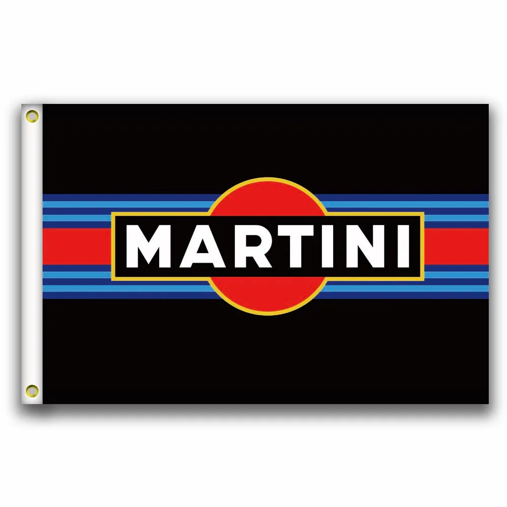 Buena Bandera Martini Racing Flags 3X5FT 150X90CM 100 Poliéster