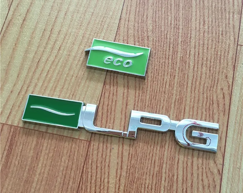 3d metall lpg emblem logo klistermärke lpg eko stil bil dekorera svansdörr kropp lpg eko klistermärke för chevrolet / cruze / malibu