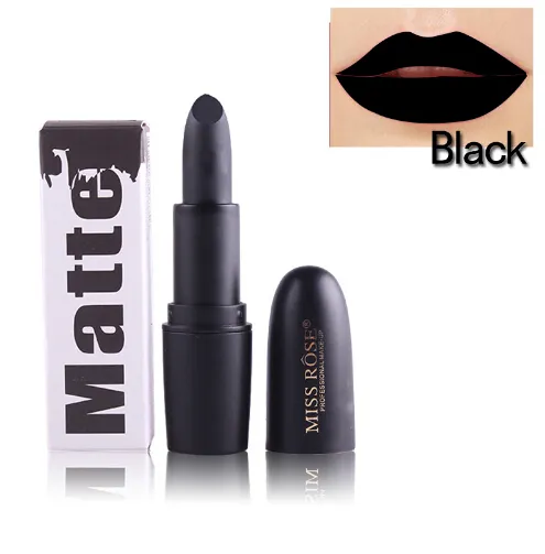 Miss rose lipstick waterproof batom matte lipstick pencil shimmer gold lipstick velvet lip makeup beauty tool