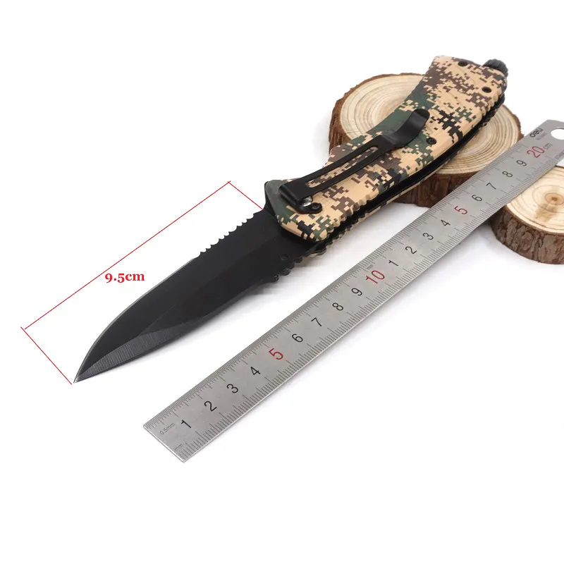 Folding Knife Soldier Pocket Tactical Survival Knives 3CR13 Blade Combat Jakt Kniv Utility Kniv Outdoor Camping EDC Multi Tools