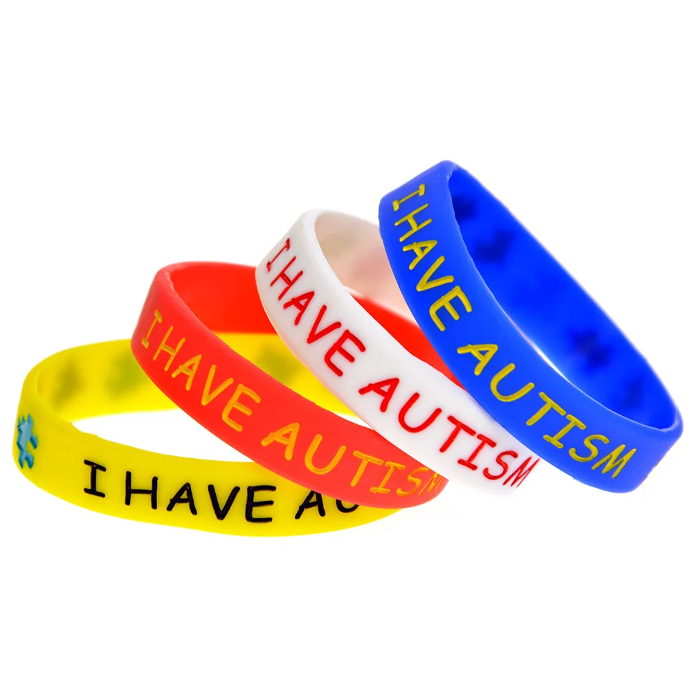 I have Autism Silicone Wristband for Kid Carry This Message As A Reminder in Daily Life