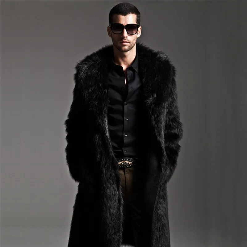 Grey Rabbit Fur Hooded Bomber Jacket for Men: FurSource.com-thanhphatduhoc.com.vn