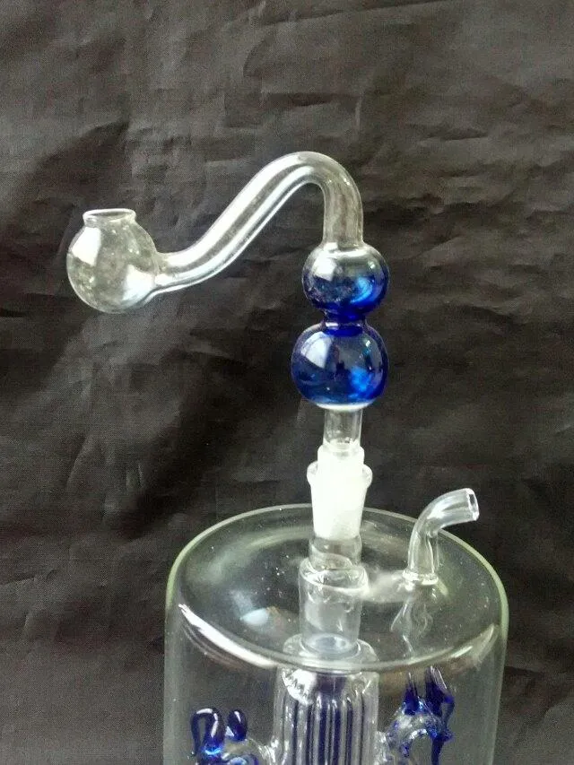 The color of glass gourd pot Wholesale Glass bongs Oil Burner Glass Water Pipes Oil Rigs Smoking Free