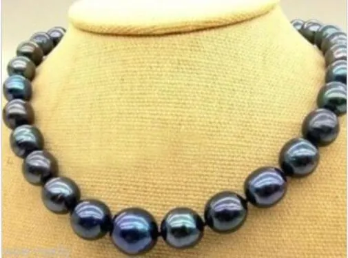 Collier Argent Sterling Avec Perle Noire De Tahiti - Perles D'eau Douce - Fait Main - Neuf Avec étiquettes