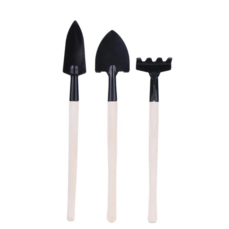 Vestito da 3 pezzi Piccolo harrow Spade Shovel Portable Mini Garden Tools per piantare utensili per bambini