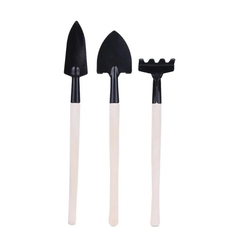 Costume 3 Pièce Small Harrow Spade Pelle Portable Mini Jardin Outils de jardin pour planter des outils à la main pour enfants