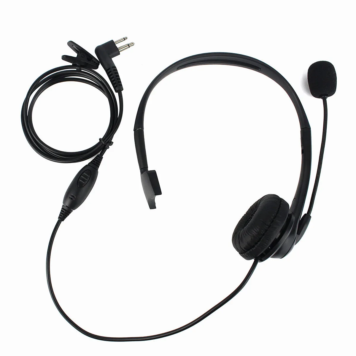 20x 2 pinos PTT MIC fone de ouvido fone de ouvido para Motorola FD-150A SP10 Walkie Talkie Radio