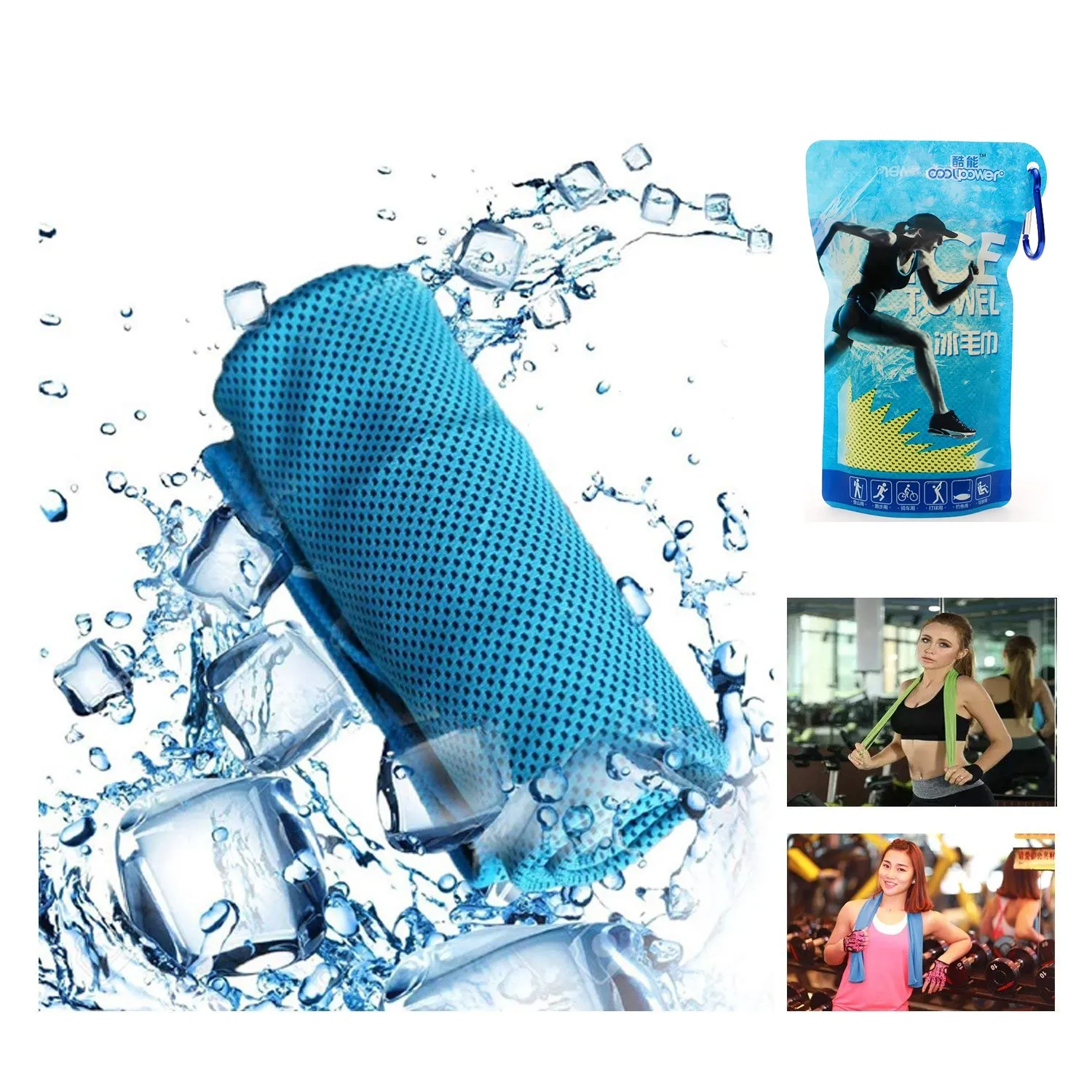 cooling towel beach towel Cooling Towels More Effective Instant Cooling Chilly Cool Ice Wet Towels for Sports, Workout, Fitness, Gym