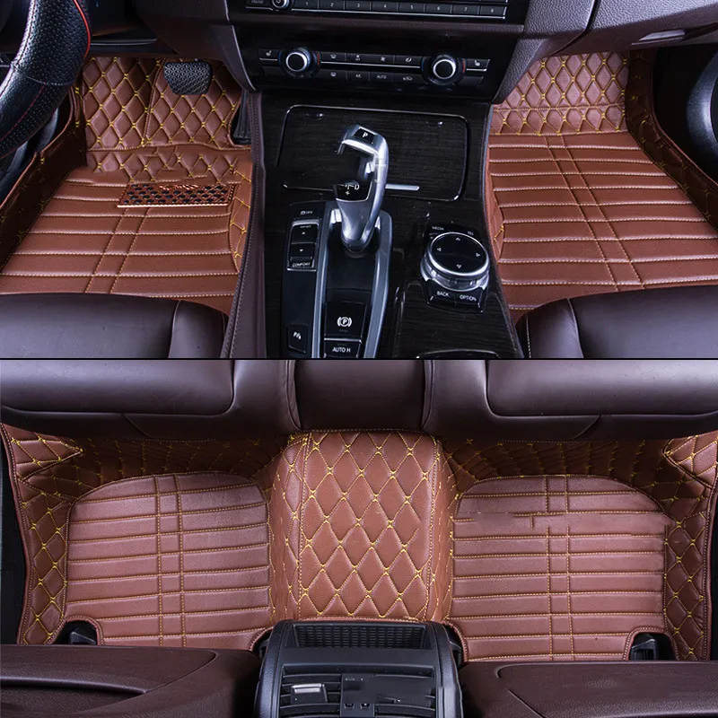 Tappetini per auto specifici su misura in pelle PU impermeabile per un vasto modello di auto e set completo di tappetini per accessori interni per auto Buono 2575