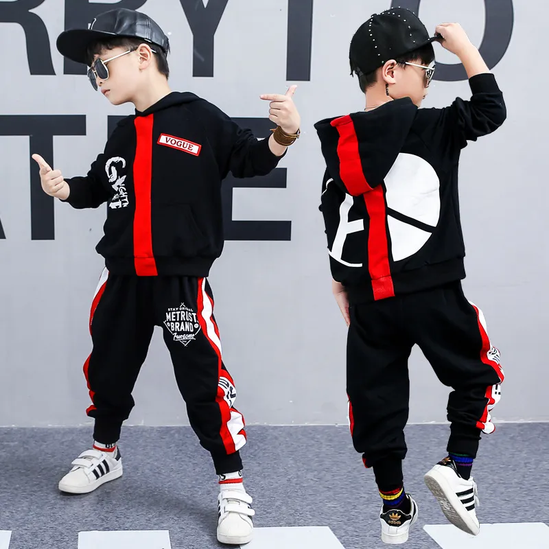 para Conjuntos Ropa deportiva niños Ropa deportiva Sudadera con capucha + Pantalones