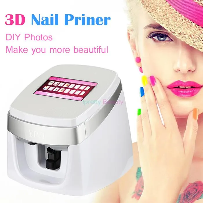 Newest Automatic Intelligent Digital 3D Smart Nail Printer Polish Machine /  Nail Painting Printing Machine DIY Nail Art Equipment From Cryoslimming,  $1,522.85