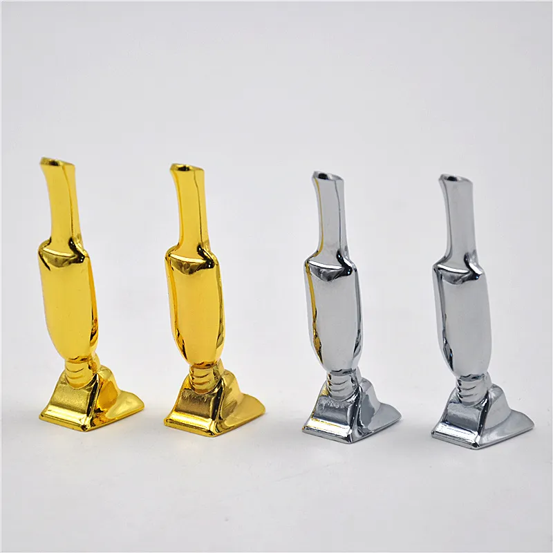 Metal HOOTER HOOVER Metal Hooter pipes for smoking Bullet Snuff Snorter Dispenser Nasal Smoking Pipe Sniffer Endurable Tobacco Pip7856575