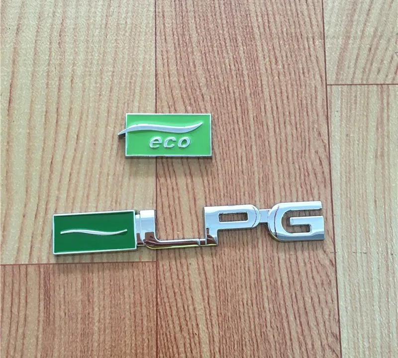 3d metall lpg emblem logo klistermärke lpg eko stil bil dekorera svansdörr kropp lpg eko klistermärke för chevrolet / cruze / malibu