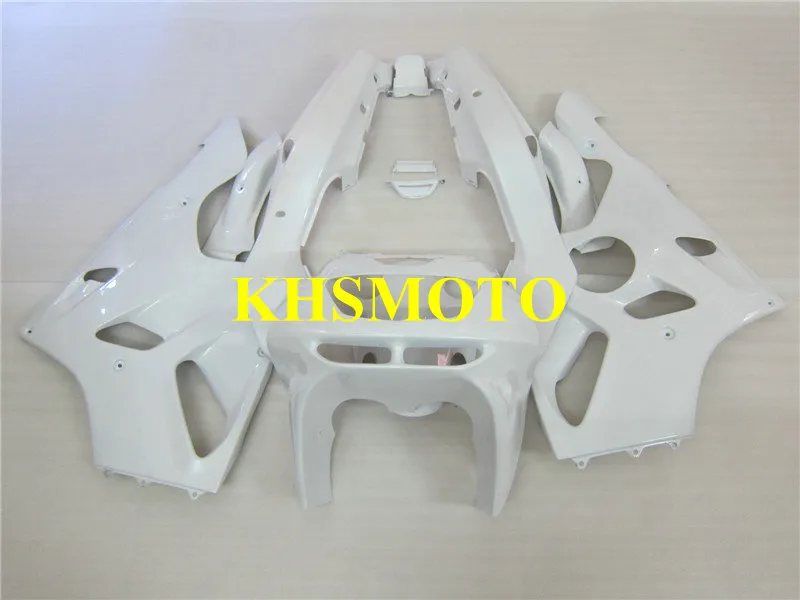 Motorcycle Fairing kit for KAWASAKI Ninja ZX6R 636 94 95 96 97 ZX 6R 1994 1997 ABS All white Fairings set+Gifts KS02