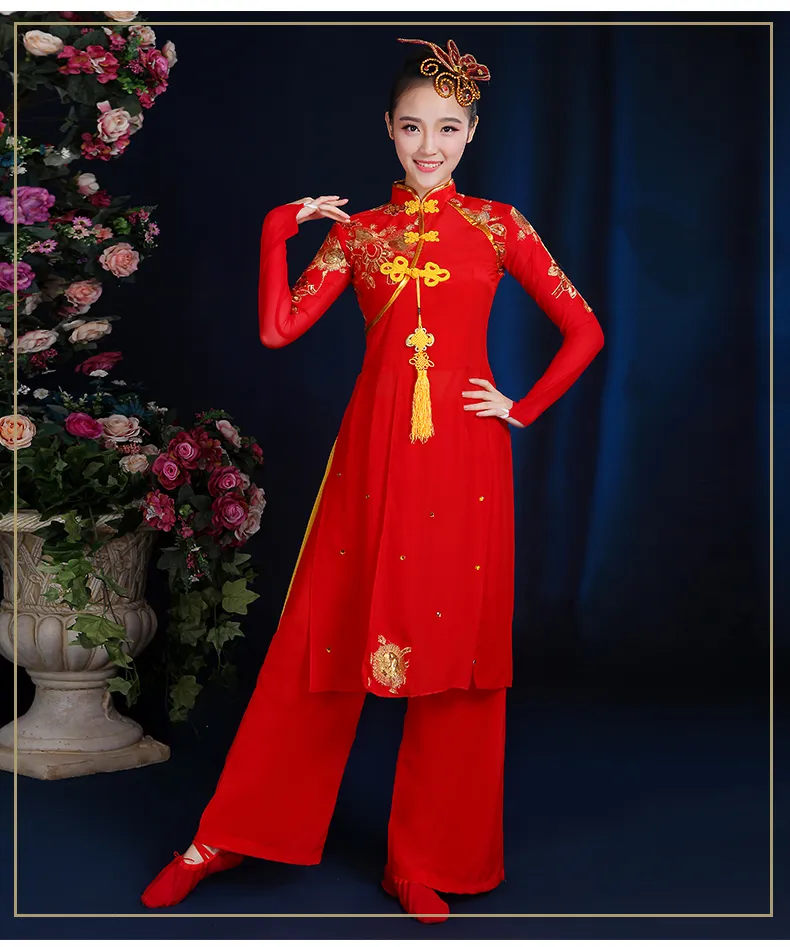 chinese festival dress 2pc Chinese New Year Dress Outfit, Girl Cheongsam Chinese Dress, Qipao –  Yummie Yee