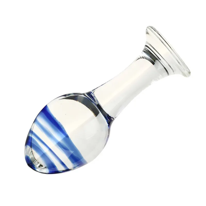 Glad Helder Glas Seksspeeltjes Anale Pluggen Buttplug 45mm Diameter Ballen Anus Dilatator Stimulator G Spot Butt Plug6285140