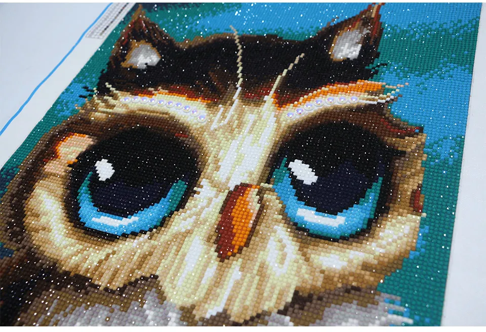 Special Shaped Diamond Embroidery Animal Owl Full DIY Diamond Painting Cross Stitch 3D Diamond Mosaic Bead Picture Decor