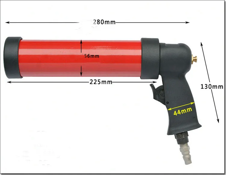 310 ml pneumatyczne szklane pistolet szkła kleju pistoletu pistoletu szkła kleju