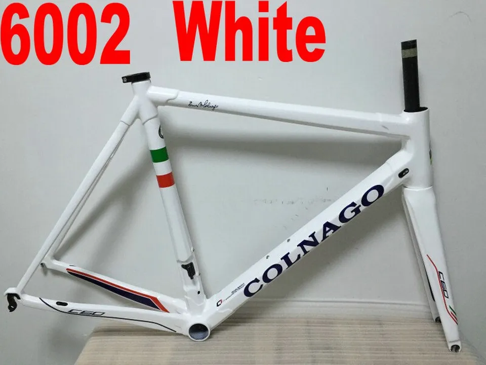 White Colnago C60 Full Carbon Road Bike with Original 5800 11