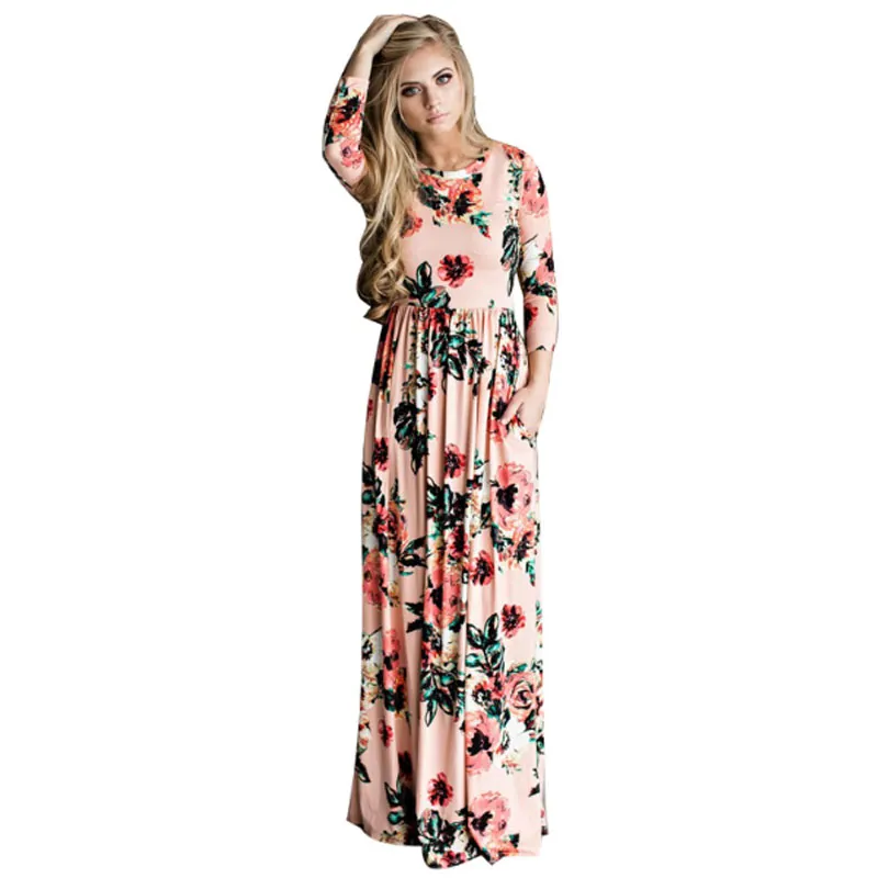 princess polly baby blue dress Plus Size Boho Maternity Dress Floral Printed Ankle-Length Maxi Dress for  Pregnant Women S-3XL from Dhgate Maternity Dresses