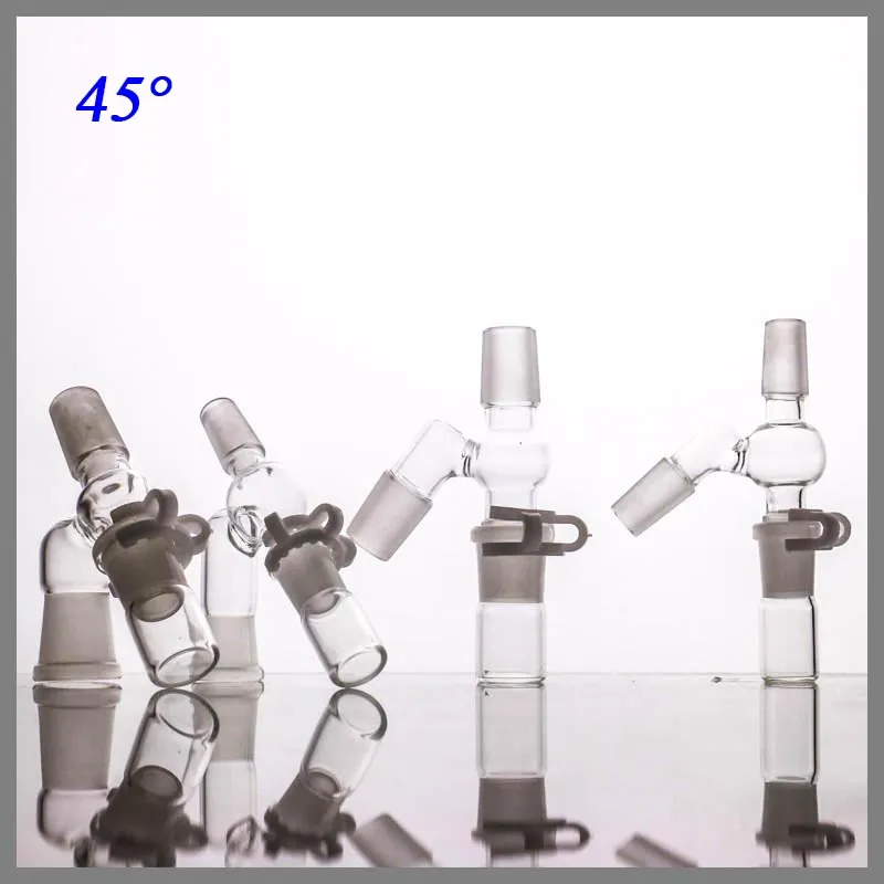 기타 흡연 액세서리 유리 포수 제조 업체 14mm 각도 여성 남성 어댑터 완료 Re 세트 오일 세 부분 3 부품