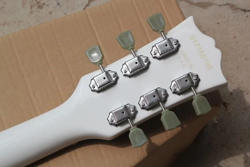 Fábrica de encargo de la fábrica del envío libre Nueva alta calidad La guitarra eléctrica blanca 914zxc de la mano izquierda