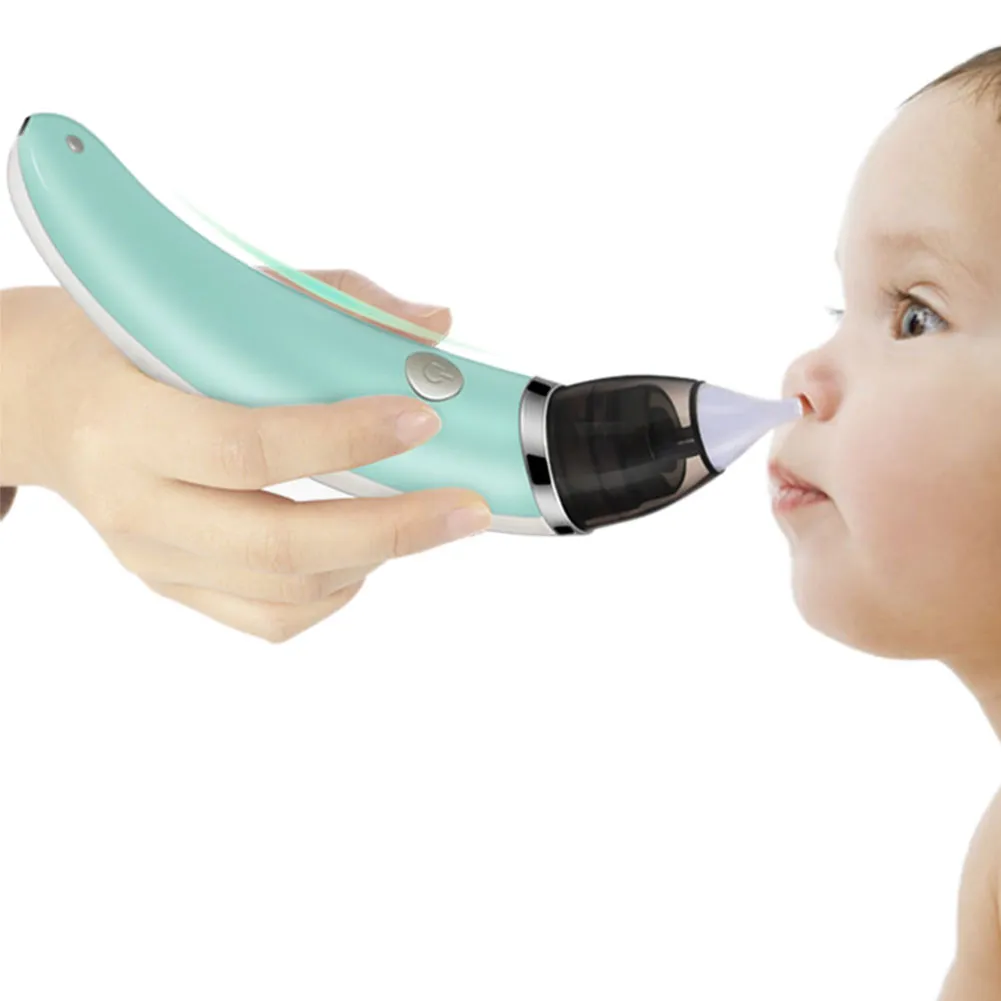 Baby Nasal Aspirator Electric Safe Hygienic Nose Cleaner With 2 Sizes Of Nose Tips And Oral Snot Sucker For Children Protection