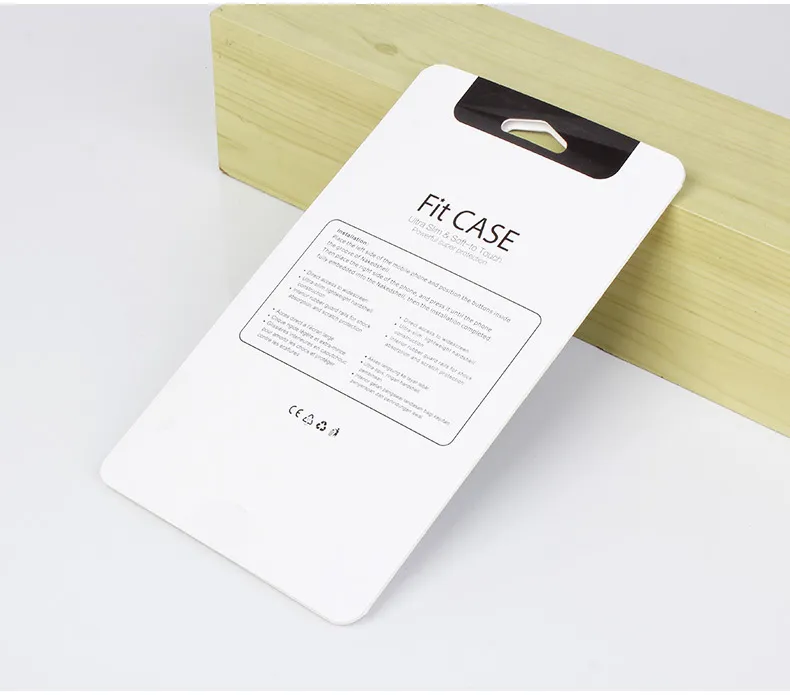 Embalagem personalizada para caixa de presente de embalagem de casos de X iPhone com caixa de embalagem de embalagem de PVC para casos de iPhone