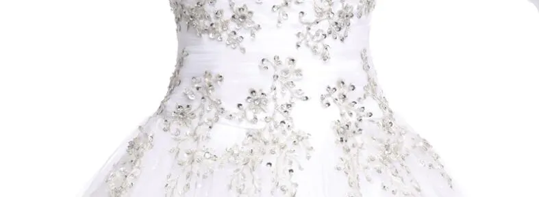 Superbe robe de bal robe de mariée Illusion manches longues transparente avec perles paillettes dos ouvert robes de mariée grande taille