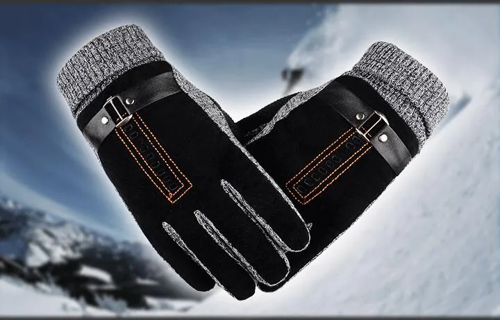 Guantes térmicos de diseñador para hombre Verano Invierno Cinco dedos Guantes Dedo protegido Cálido Mantener polar Grueso Guantes transpirables 1651726