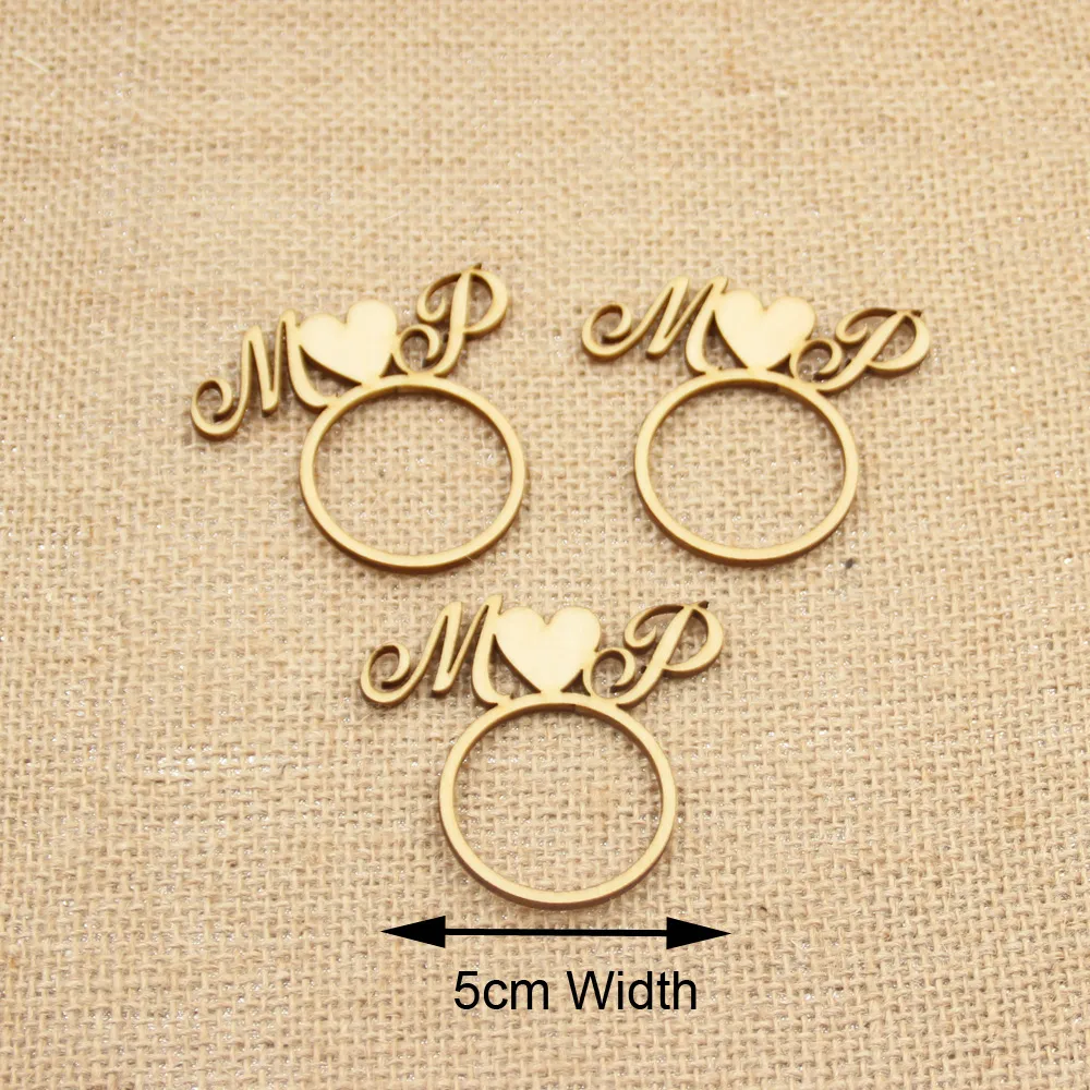 Save Big on Bulk Personalized Napkin Ring Personalized Acrylic Wood Laser  Cut Napkin Rings, Wedding Party Table Decorations, Birthday Party Decor, 50 