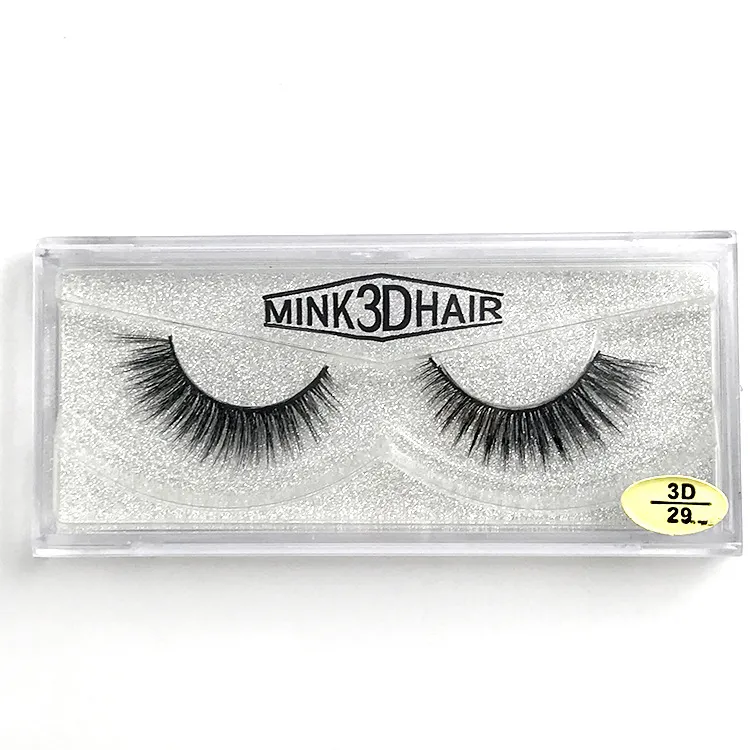 Hot 3D Faux Cils main naturelles longue souple de qualité Premium réel Mink Lashes Faux femmes Maquillage réutilisable eyelashe