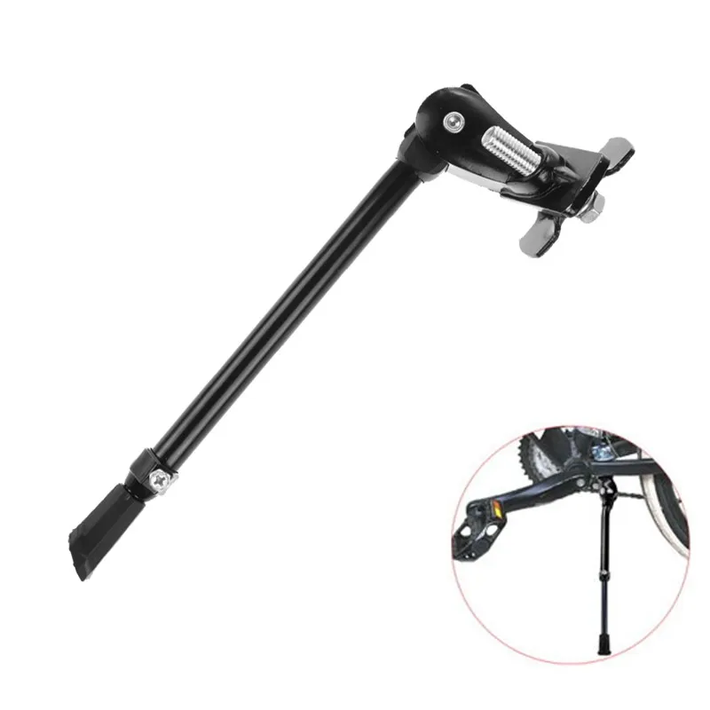 Alliage de 16 "à 27" Soutien à vélo réglable Brade Bonnet Kickstand Stand pour VTT Road Vélo Vélo Vélo Pièces de vélo Vélo