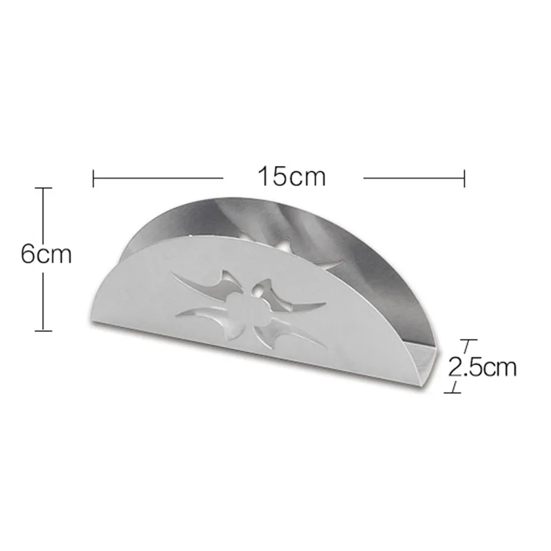 wholesale Stainless Steel Freestanding Countertops Kitchen Napkin Holder Paper Towel Holder Holds Stand Kitchen Tool LZ1194