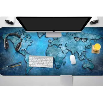 Wolaile - Tappetino da scrivania in pelle, 91,4 x 43,2 cm, tappetino per mouse grande, impermeabile, antiscivolo, per scrivania e computer, protezione per ufficio e casa, colore bianco avorio