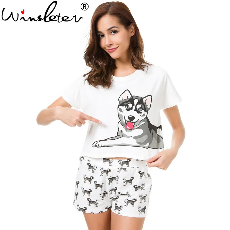 Ladies sales husky pyjamas