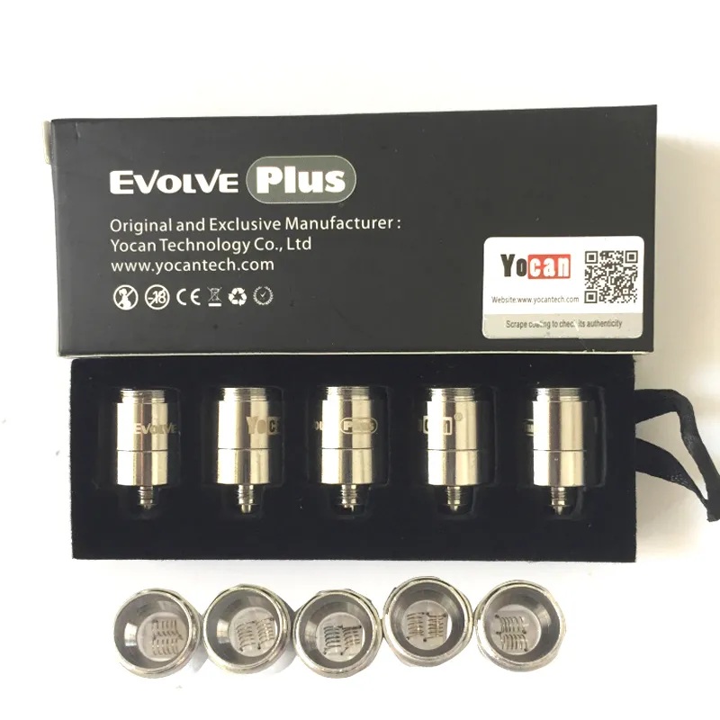 Original Yocan Evolve Plus Coil Head Evolve Plus Quatz Dual Coils Fit