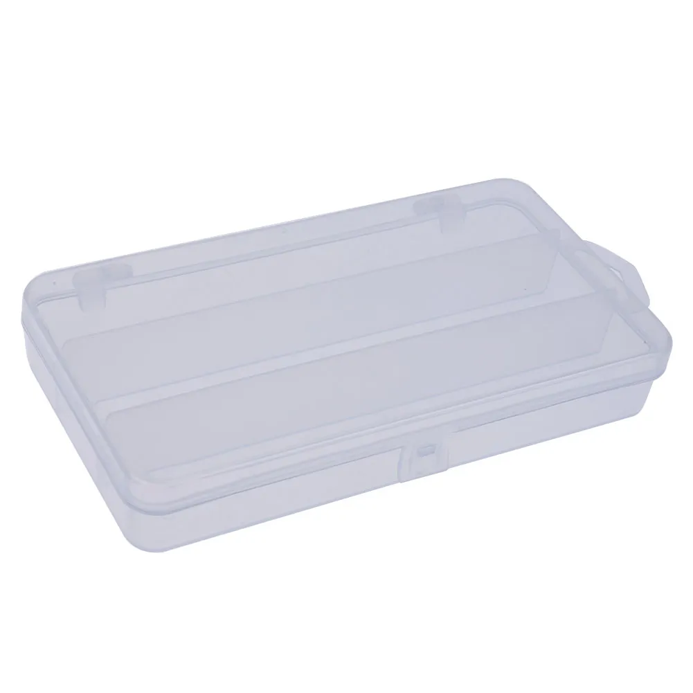 3 Compartments Fishing Bait Box Single Layer Fishing Hook Storage Case Transparent Plastic Outdoor Pesca Fishing Tackle Boxes