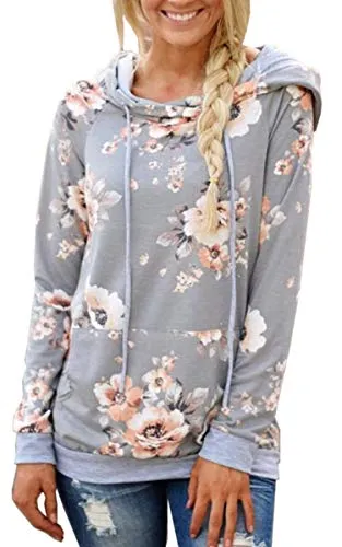 Ladies floral sweatshirt clearance