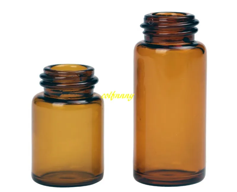 16MM DIA 3ml Amber glass Spray Perfume bottle 5ml Empty Essential oil Perfum bottle brown spray bottles