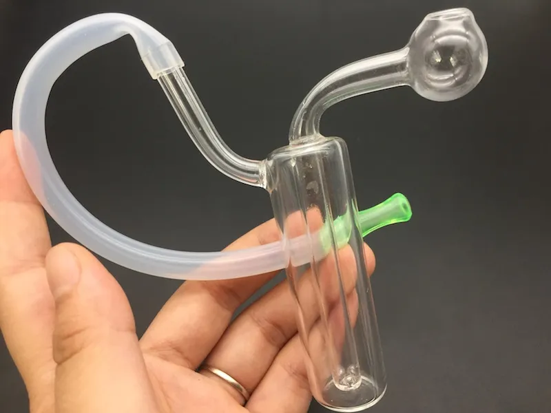 high quality Glass Water pipe Bong Ash Catcher Hookah Pipe Pyrex glass Smoking oil burner bong with smoking pot and hose mouth tip