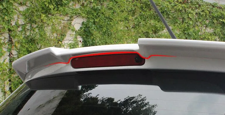 Materiale ABS più resistente di alta qualità con alettone posteriore in vernice colorata Impennaggio spoiler Suzuki Vitara 2016-2020