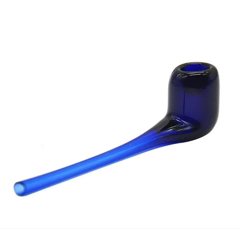 Tubo de vidrio azul de apariencia gradual, tubo de vidrio fácil de limpiar