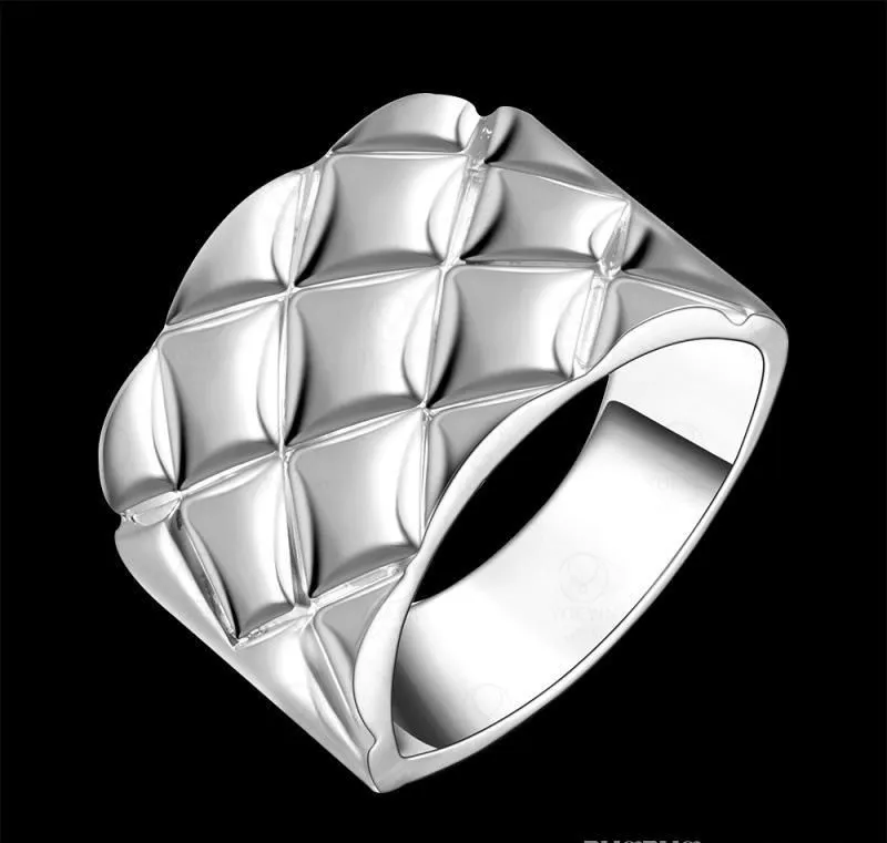 Men Best Gift for Valentine's Day China Wholesale Fashion Jewelry 925 Silver Plated Wedding Rings Men's Rings
