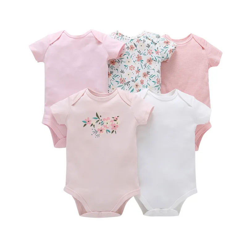 2018 Summer Cotton Baby Rompers Short Sleeve Toddler Jumpsuit Spring Baby Girls Boys Newborn Clothes Bebe Overall Clothes Baby Clothing